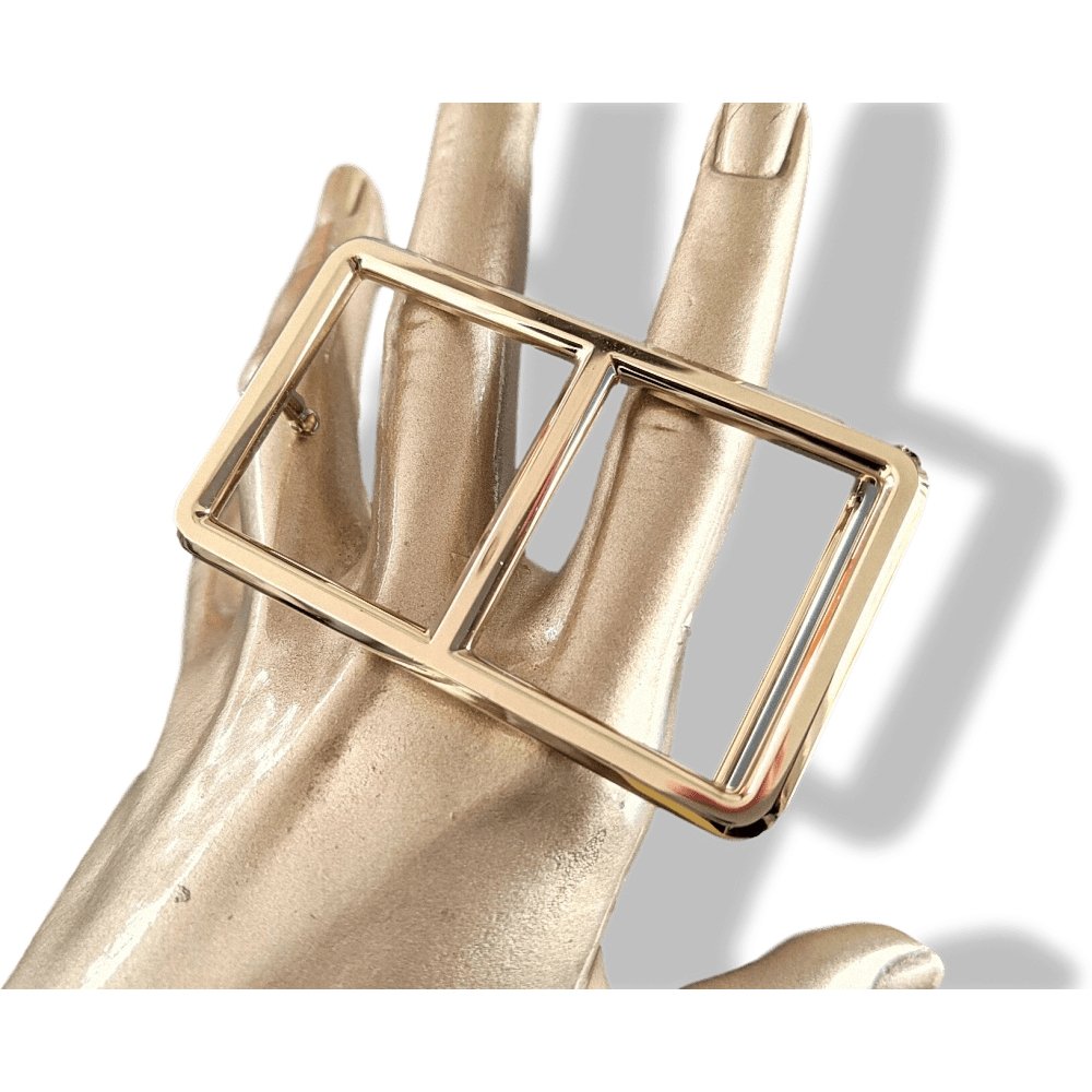 Hermes [52] Permabrass H OFFICIER Belt Buckle 38 mm, BNEW with Pouch! - poupishop