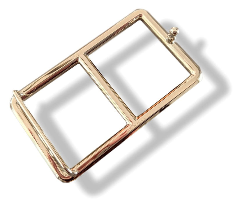 Hermes [52] Permabrass H OFFICIER Belt Buckle 38 mm, BNEW with White Box! - poupishop