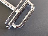 Hermes [54] Plated Silver and Palladium H ROYAL Buckle H 32 mm, New in Pochette and White Box! - poupishop