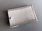 Hermes [59] Plated Silver and Palladium DEPART Buckle H 32 mm, New in Pochette and White Box! - poupishop