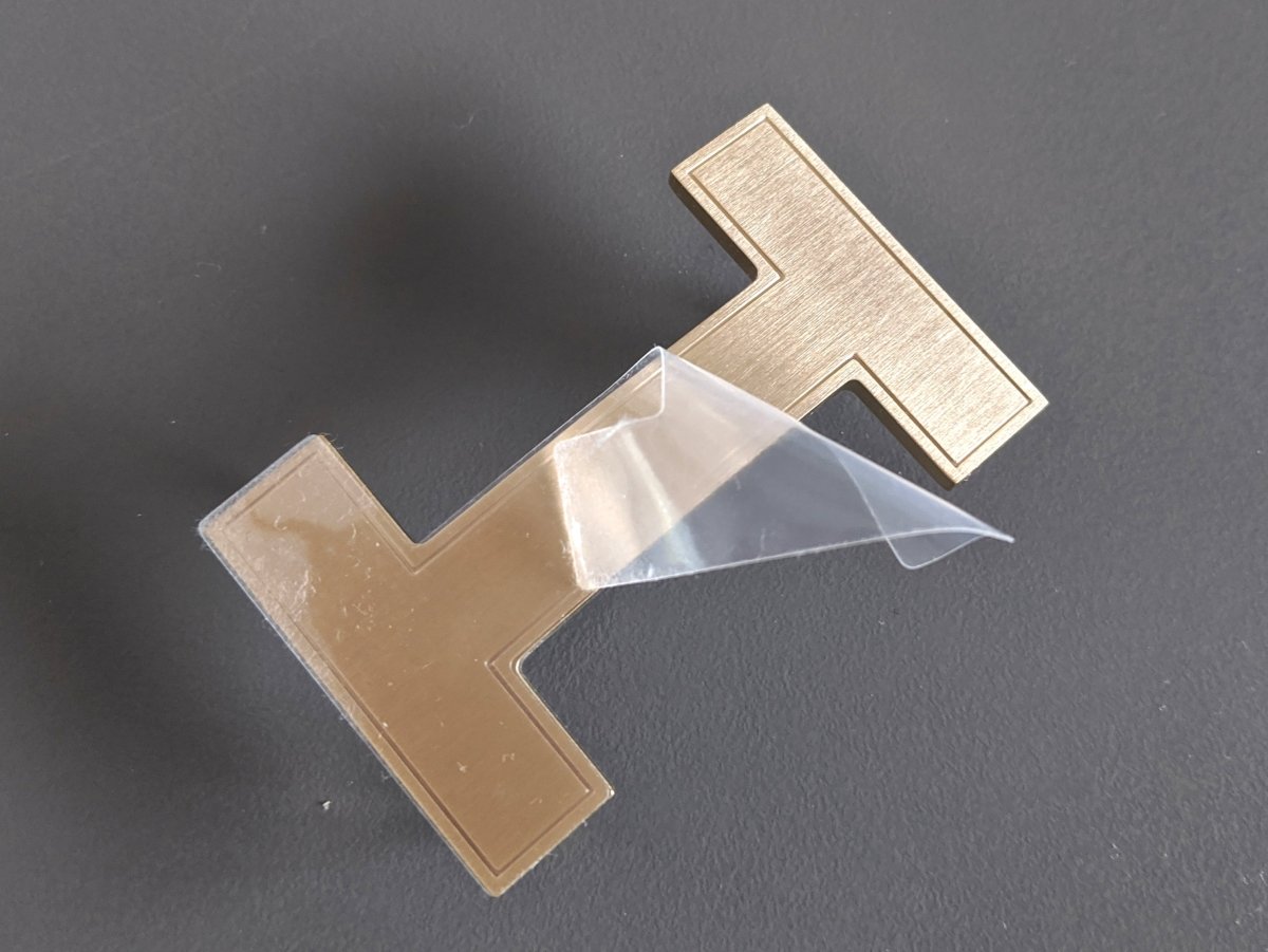 Hermes [62] Permabrass QUIZZ Buckle H 32 mm, New with Pochette and White Box! - poupishop