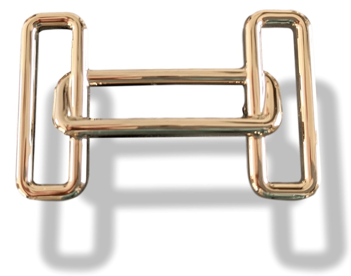 Hermes [64] Permabrass H RYTHME Buckle H 32 mm, New in Pochette and White Box! - poupishop