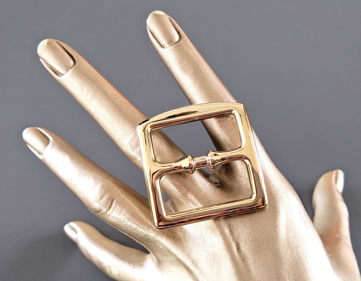 Hermes [69] Permabrass ANNEAU BOUCLE ETRIVIERE GM Scarf Ring, BNWTIB! - poupishop