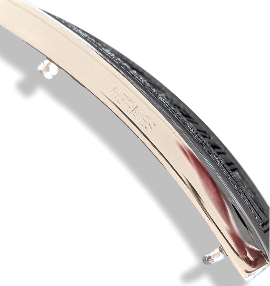 Hermes [7] AG Sterling Silver 925 TOUAREG Belt Buckle H 32 mm, BNIB - poupishop