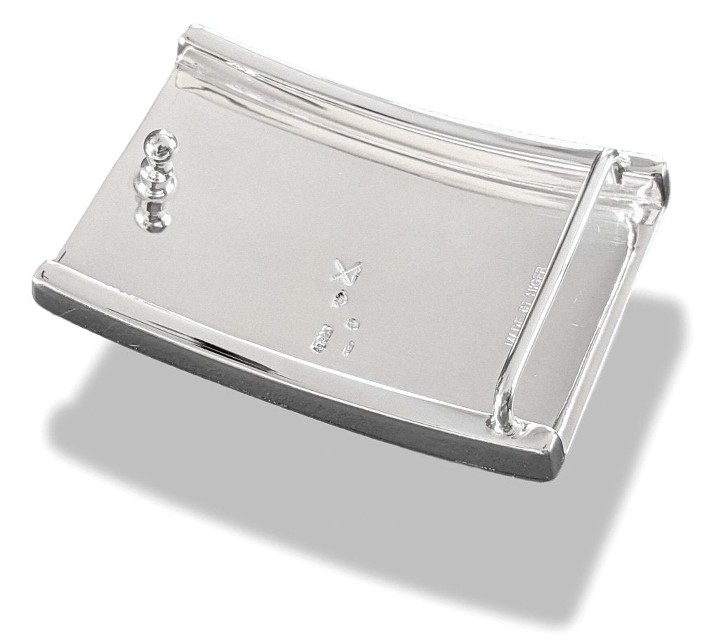 Hermes [7] AG Sterling Silver 925 TOUAREG Belt Buckle H 32 mm, BNIB - poupishop