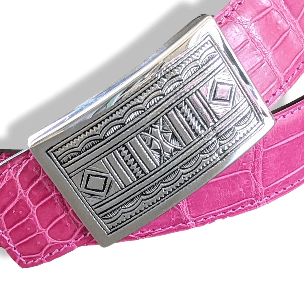 Hermes [7] AG Sterling Silver 925 TOUAREG Belt Buckle H 32 mm, BNIB - poupishop