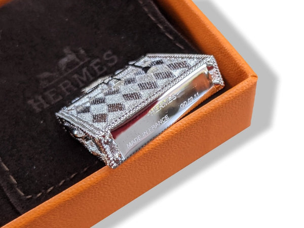 Hermes [70.1] 2019 Shiny Silver and Palladium CURIOSITE KELLY BAG Pendant Bag Charm, BNIB! - poupishop