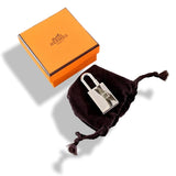 Hermes [74] CONTE ET RACONTE Cadenas Lock Charm PHW, Brand New with Pouch in Box! - poupishop