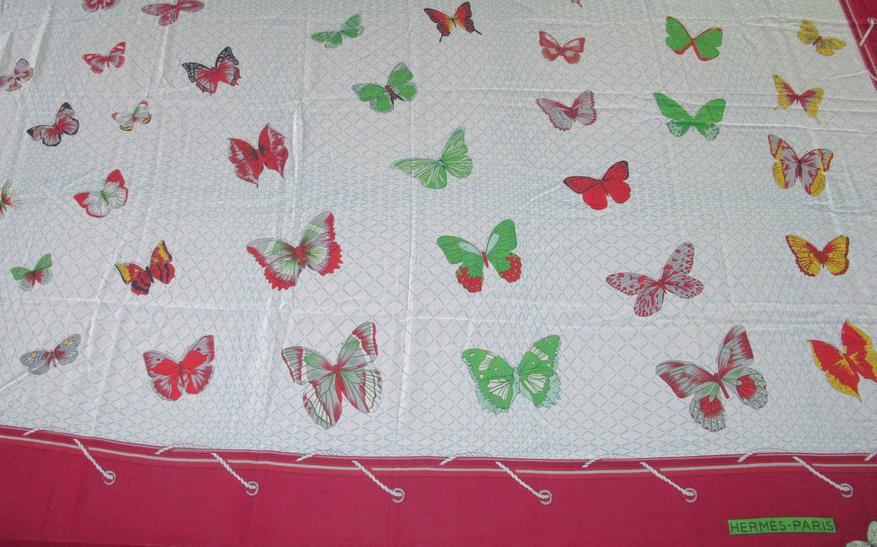 Hermes 80s Farandole Cotton Pareo - poupishop