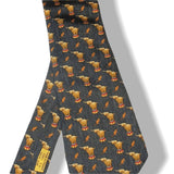 Hermes Elephant Trainer Mouse Circus Twill Silk Tie Nr 7681 TA
