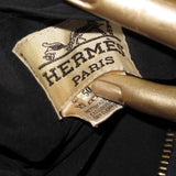 Hermes 80s Les Tambours Men Reversible Bomber Jacket Sz50 - poupishop