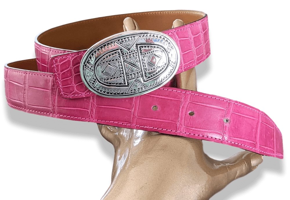 Hermes [9] AG Sterling Silver 925 TOUAREG TANDRIKA Belt Buckle H 32mm, BNIB! - poupishop