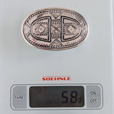 Hermes [9] AG Sterling Silver 925 TOUAREG TANDRIKA Belt Buckle H 32mm, BNIB! - poupishop