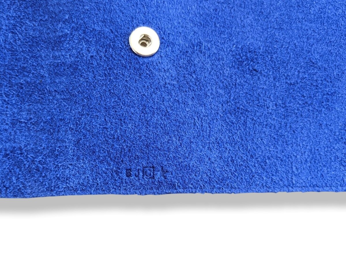 Hermes [93] Electric Blue Togo Calfskin ULYSSE GM NoteBook Cover + Plain Chinook Paper Refill, Box! - poupishop