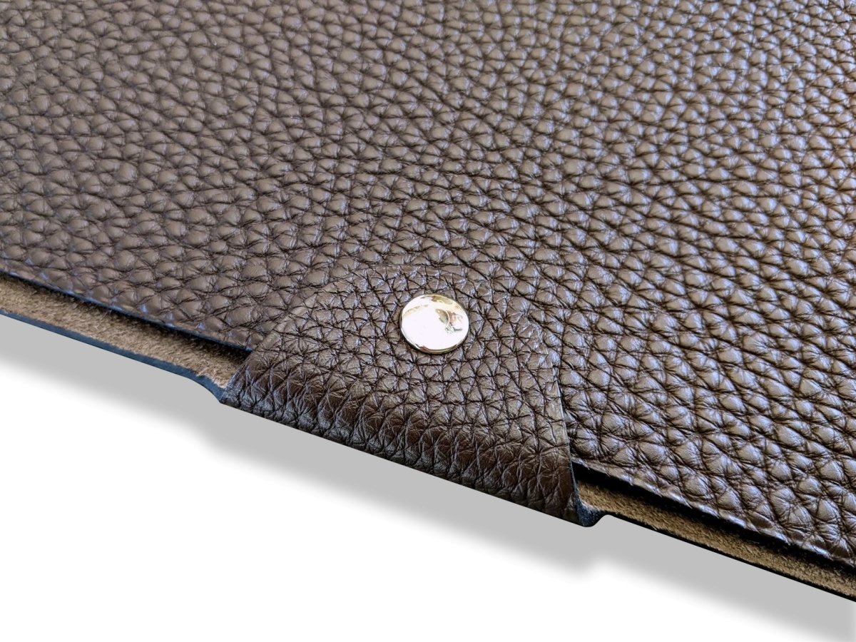 Hermes [99] Brun Foncé Togo Calfskin ULYSSE MM NoteBook Cover, NIB! - poupishop