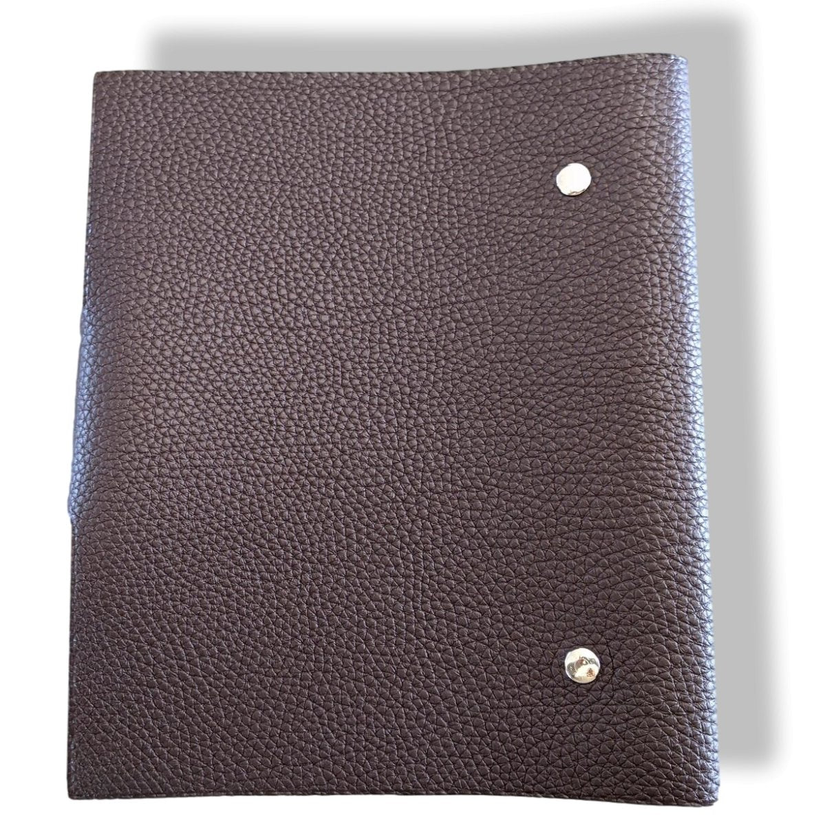 Hermes [99] Brun Foncé Togo Calfskin ULYSSE MM NoteBook Cover, NIB! - poupishop
