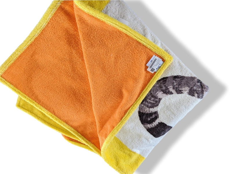 Hermes Albatre/Naturel TIGRE DU BENGALE Tiger Tapis de Plage Terry Beach Towel 150 x 90 cm, BNWT!