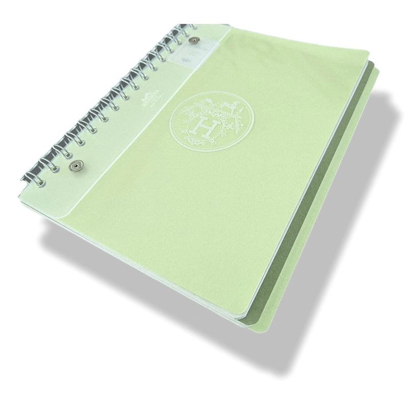 Hermes Anis Geen White ULYSSE ARPEGE PRINTEMPS MM Cahier NoteBook Refill, BNIB!
