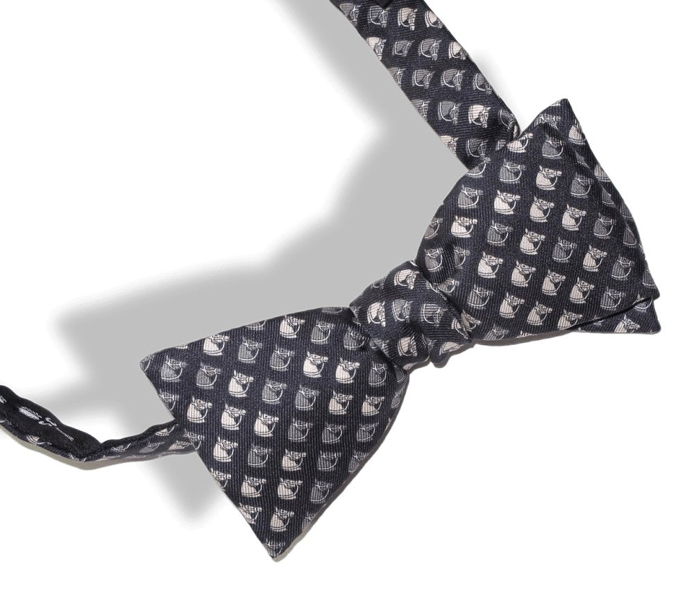 Hermes Self-Tie HORSE HEAD Bow Tie