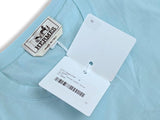 Hermes Aqua 100% Cotton Odyssee Crewneck T-Shirt Size S, Pur luxe, BNWT!