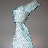 Hermes Aqua Thick Silk Tie 758795T