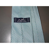 Hermes Aqua Thick Silk Tie 758795T