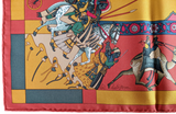 Hermes 1987 Original Issue ASTRONAUT RAKESH SHARMA Fantaisies Indiennes by Loic Dubigeon Twill 90cm