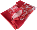 Hermes Tangerine Carmin "Avalon Paper Blok" Plaid 140 x 180 cm