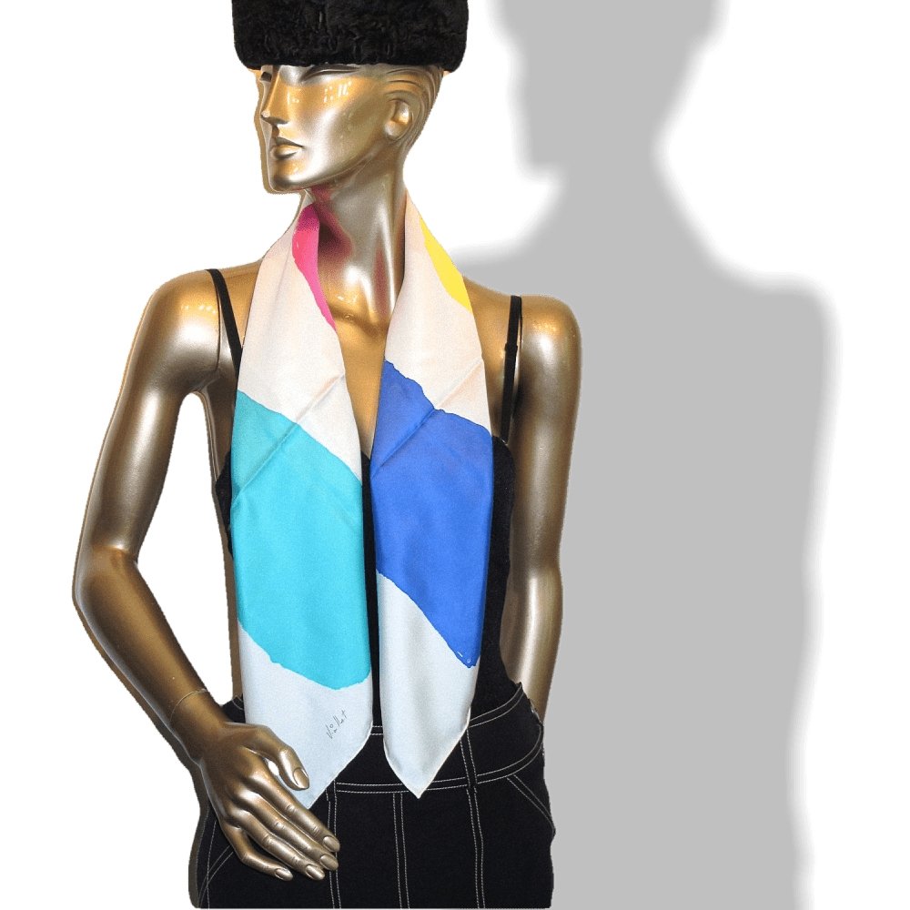 Hermes Modern Art by Claude Viallat Twill 90 Scarf