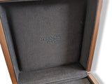 Hermes B01 Luxurious Precious Mahogany Wood Watch Box, Impressive Model, New!