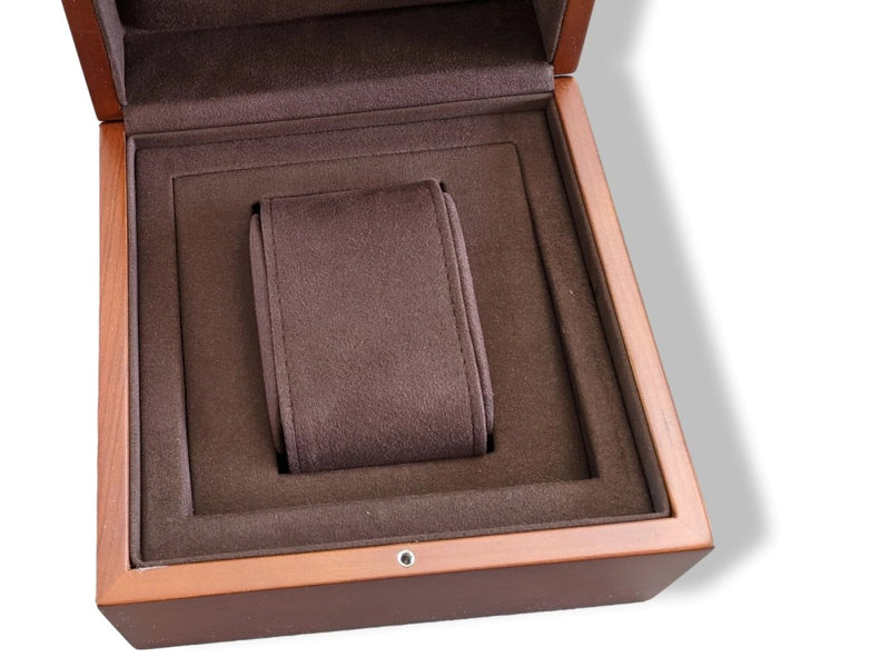 Hermes B02 Luxurious Precious Mahogany Wood Watch Box, Impressive Model, New!