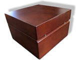 Hermes B02 Luxurious Precious Mahogany Wood Watch Box, Impressive Model, New!