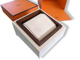 Hermes B07 Luxurious Large Mahogany Wood Box for 2 Watches, New!