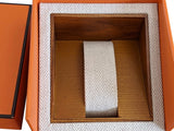 Hermes B08 Luxurious Walnut Wood Watch Box, New!