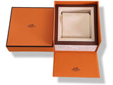 Hermes B09 Luxurious Large Mahogany Wood Box for 2 Watches, New!