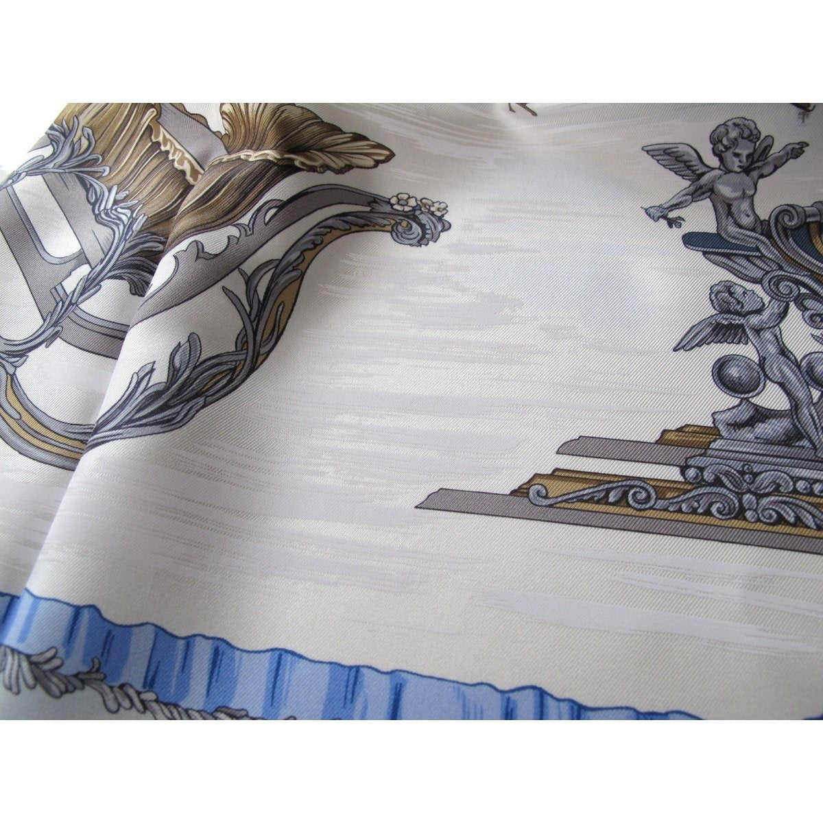 Hermes Traineaux et Glissades by F de la Perriere Silk Twill 90