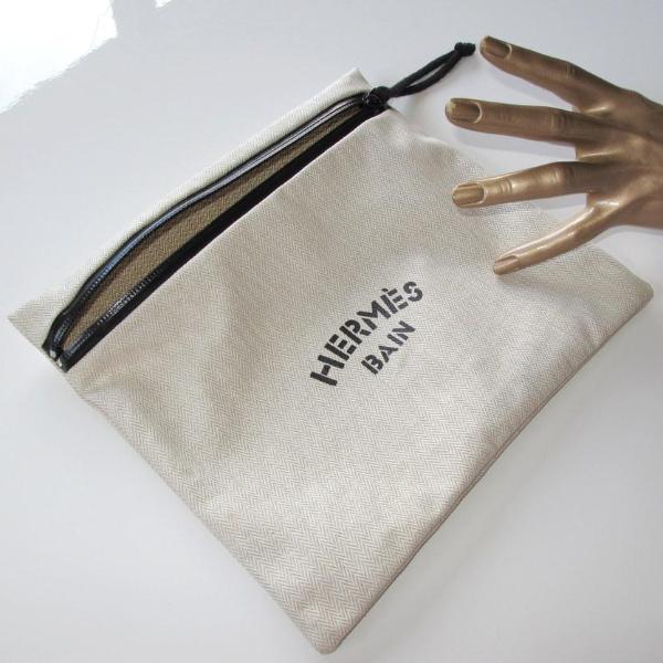 Hermes Bain Waterproof  swimwear cosmetic Pochette bag