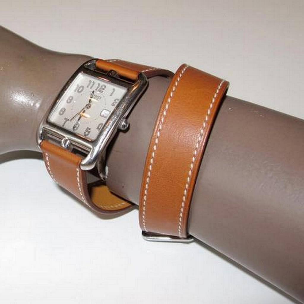 Hermes Barenia Watch Cape Cod GM