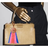 Hermes Barenia & Milo Lambskin Paddock Flot Bag Charm