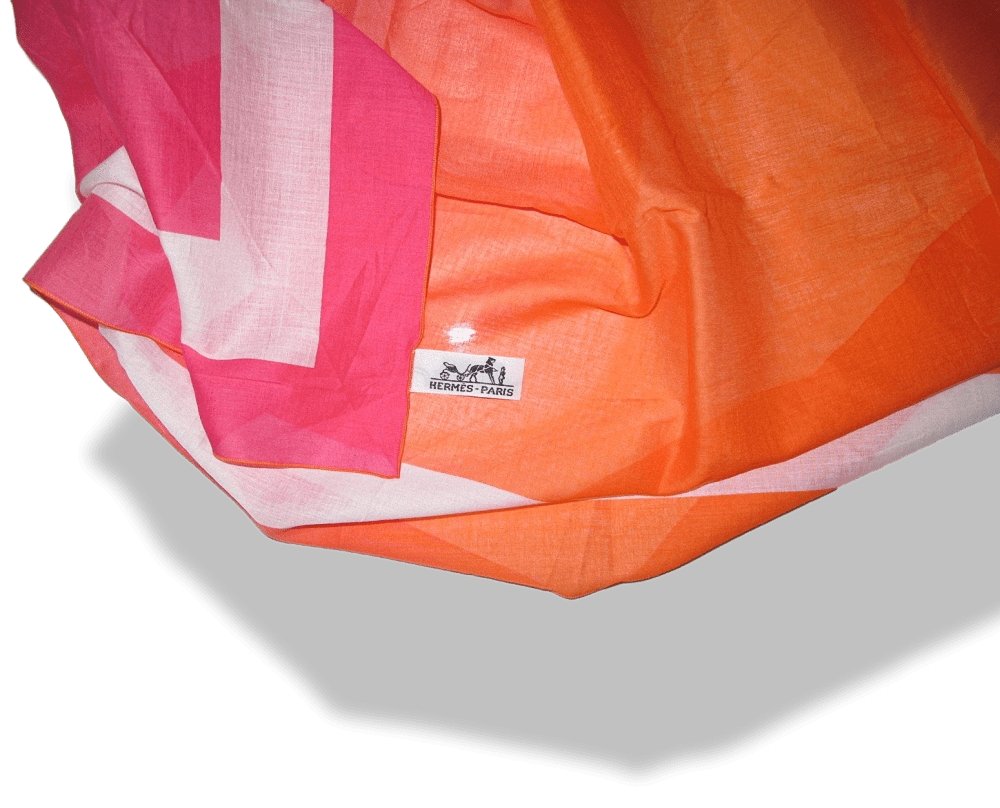 Hermes Degrade Voile de Cotton Pareo Shawl Wrap Stole