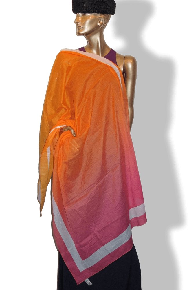 Hermes Degrade Voile de Cotton Pareo Shawl Wrap Stole