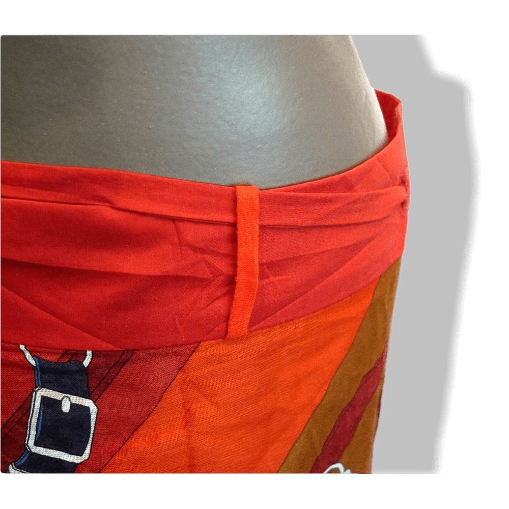 Hermes Eperons d'Or Cotton Sarong Short Large Pants Rare