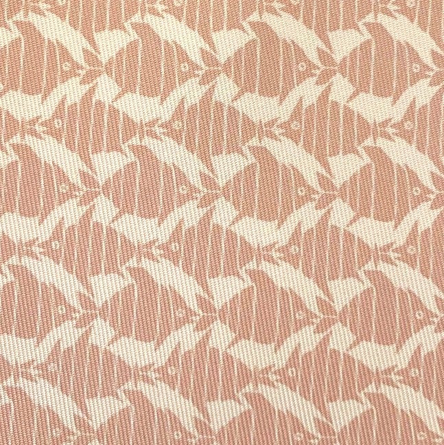 Hermes FISH Twill Silk Tie 9cm