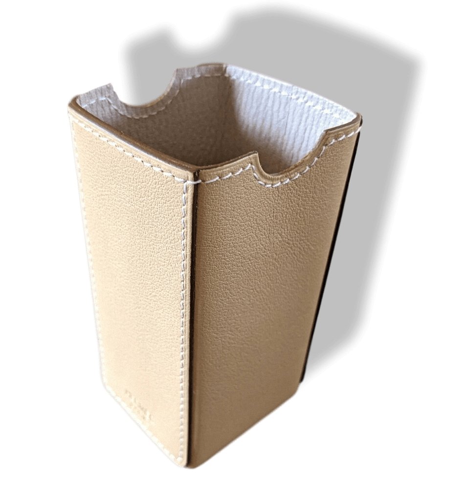 Hermes Beige Small Leather Pencil CASE, BNEW!
