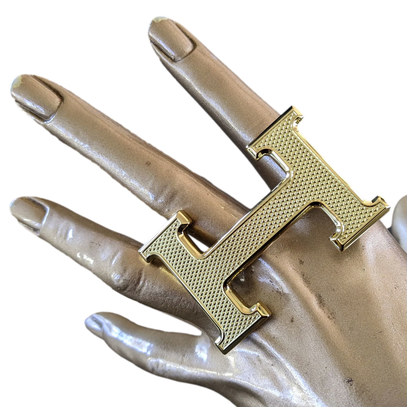 Hermes Permabrass Guillochee Buckle H 32mm