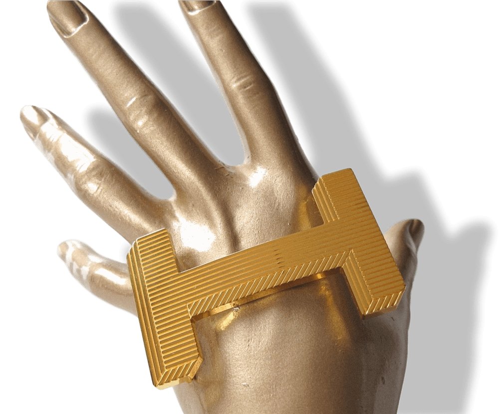 Hermes Gold Belt Buckle H