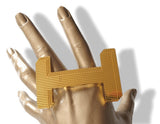 Hermes Gold Belt Buckle H