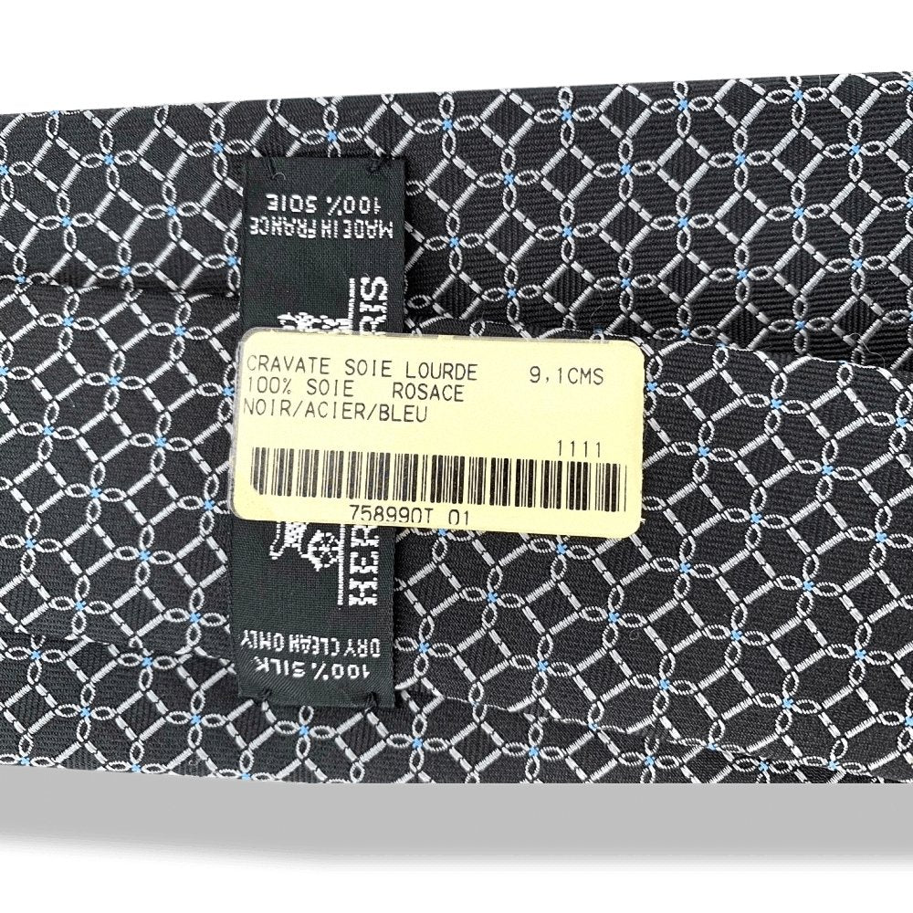 Hemes ROSACE Silk Tie