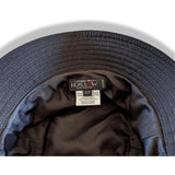 Hermes Black Bucket Hat by CHAPEAUX MOTSCH Sz57, New!