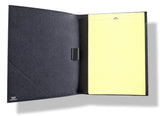 Hermes Black Epsom Calfskin B-NOTES YELLOW PAD PM Bloc Notes Complete, BNWTIB!